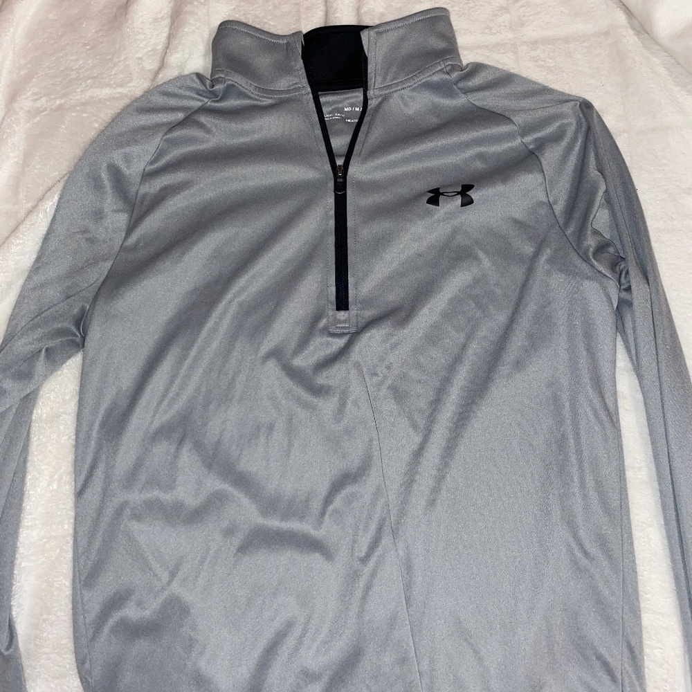 gray under armor heat gear long sleeve